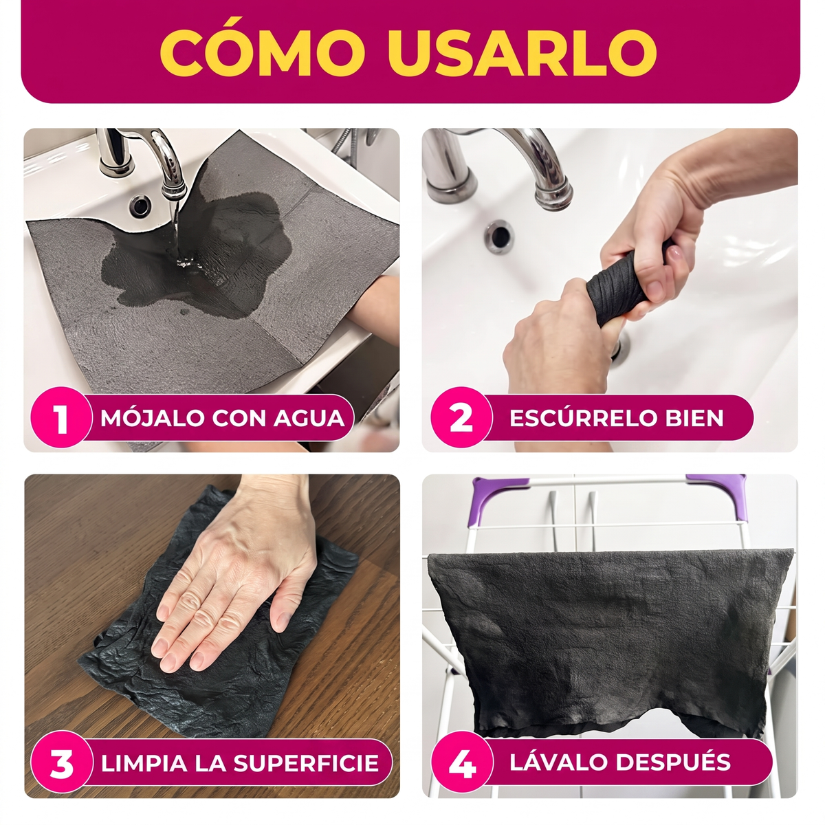 Restiva Paño Mágico de Microfibra (Pack de 5)