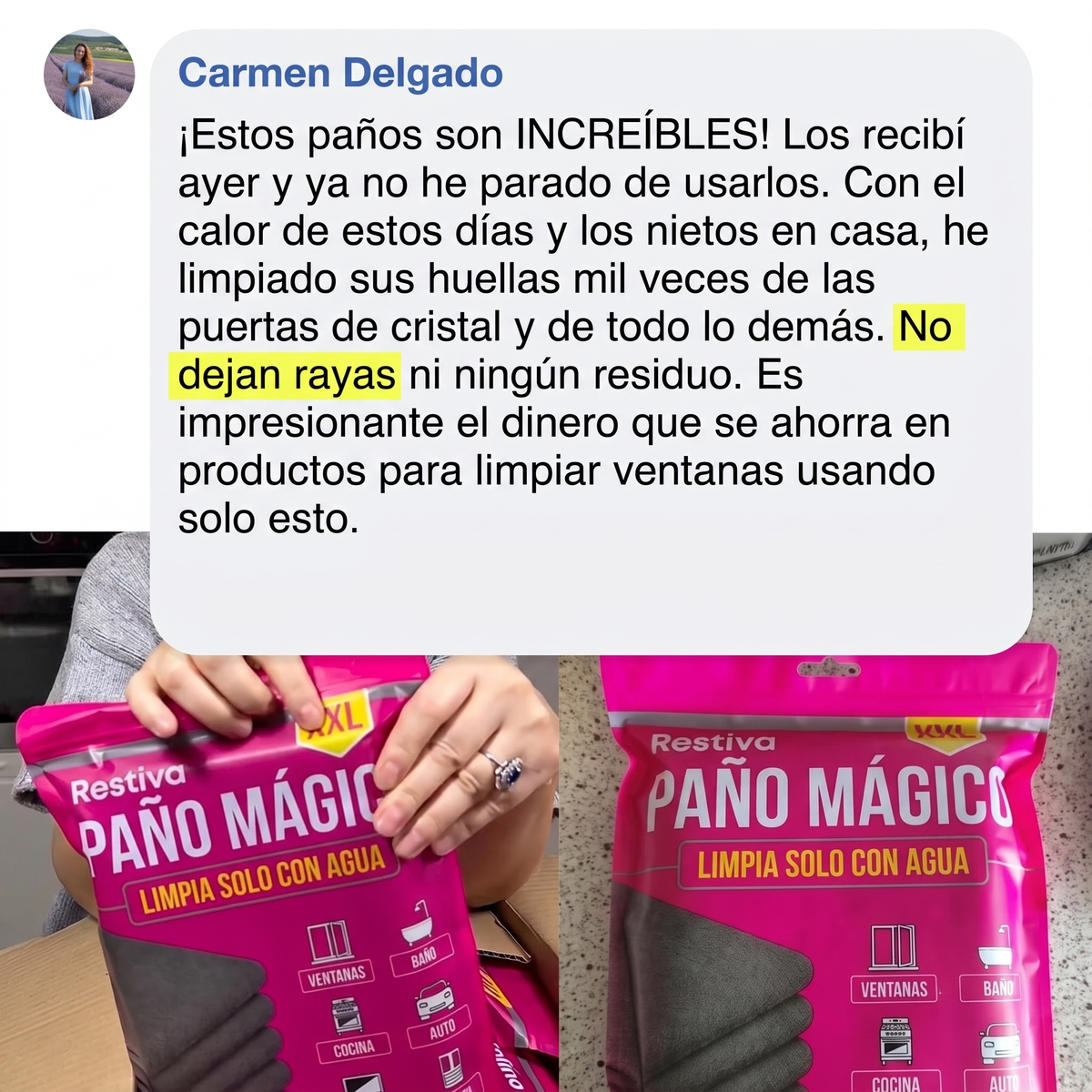 Restiva Paño Mágico de Microfibra (Pack de 5)