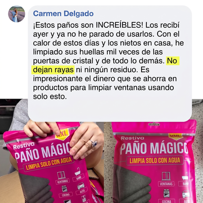 Restiva Paño Mágico de Microfibra (Pack de 5)