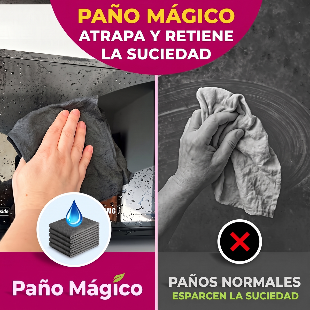 Restiva Paño Mágico de Microfibra (Pack de 5)