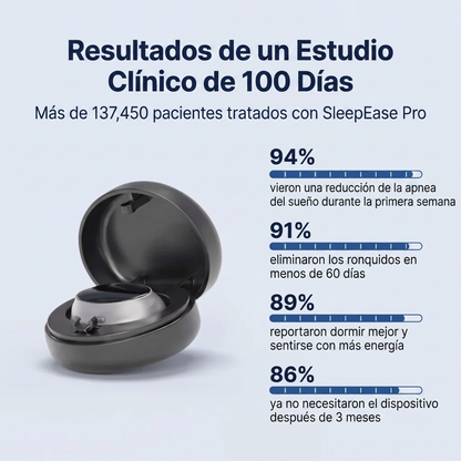 SleepEase Pro — Elimina los Ronquidos y la Apnea del Sueño